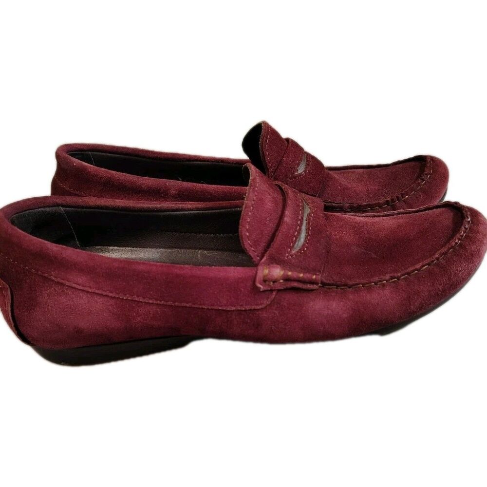 Munro American Burgundy Suede Penny Loafers | Style M555136 | Size 7.5 N... - Picture 6 of 16